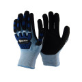 Luvas de inverno NMSAFETY azul anti-impacto e corte resistente